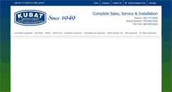 Desktop Screenshot of kubatequipment.com